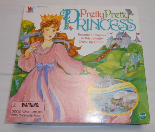 Vintage 1999 Milton Bradley Pretty Pretty Princess Board Game 100% Complete