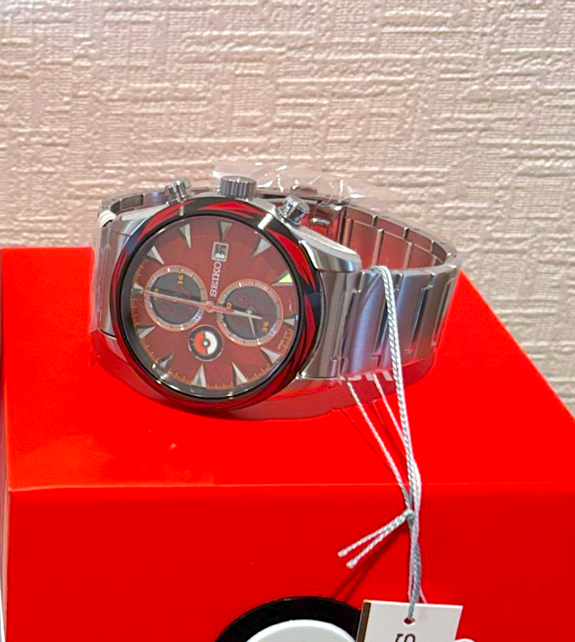 Seiko × Pokémon Charizard Limited Edition Solar Chronograph Watch