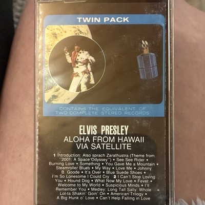 Elvis Presley Aloha from Hawaii via Satellite Twin Pack RCA 1973 Rock Cassette