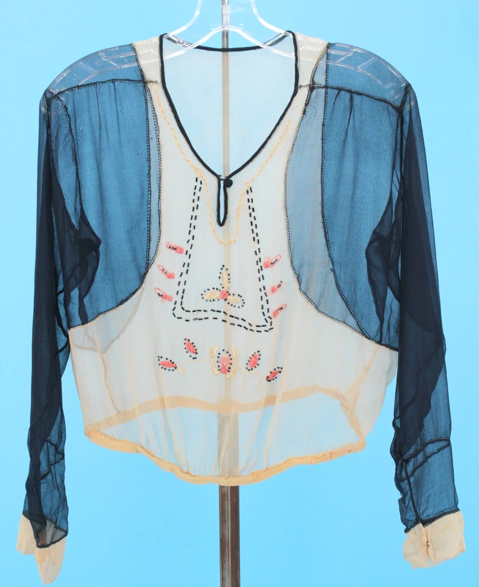 Chiffon Vintage Tops for Women for sale | eBay