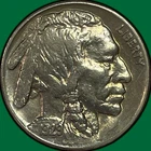 1929-S Buffalo Nickel Choice Almost Uncirculated AU+ Coin, Light Cleaning #39839