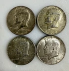 1968 (4) Kennedy Half Dollar  40% Silver Coin Lot Of 4