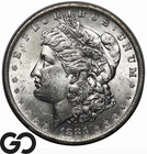1883-O Morgan Silver Dollar Coin, New Orleans Issue, BU+