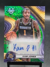 2024-25 BOWMAN U BEST KAM JONES GREEN BEST OF 2024 AUTO 8/99 #B24-KJ