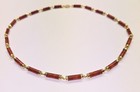 Yellow Gold and Carnelian Necklace — photo 1