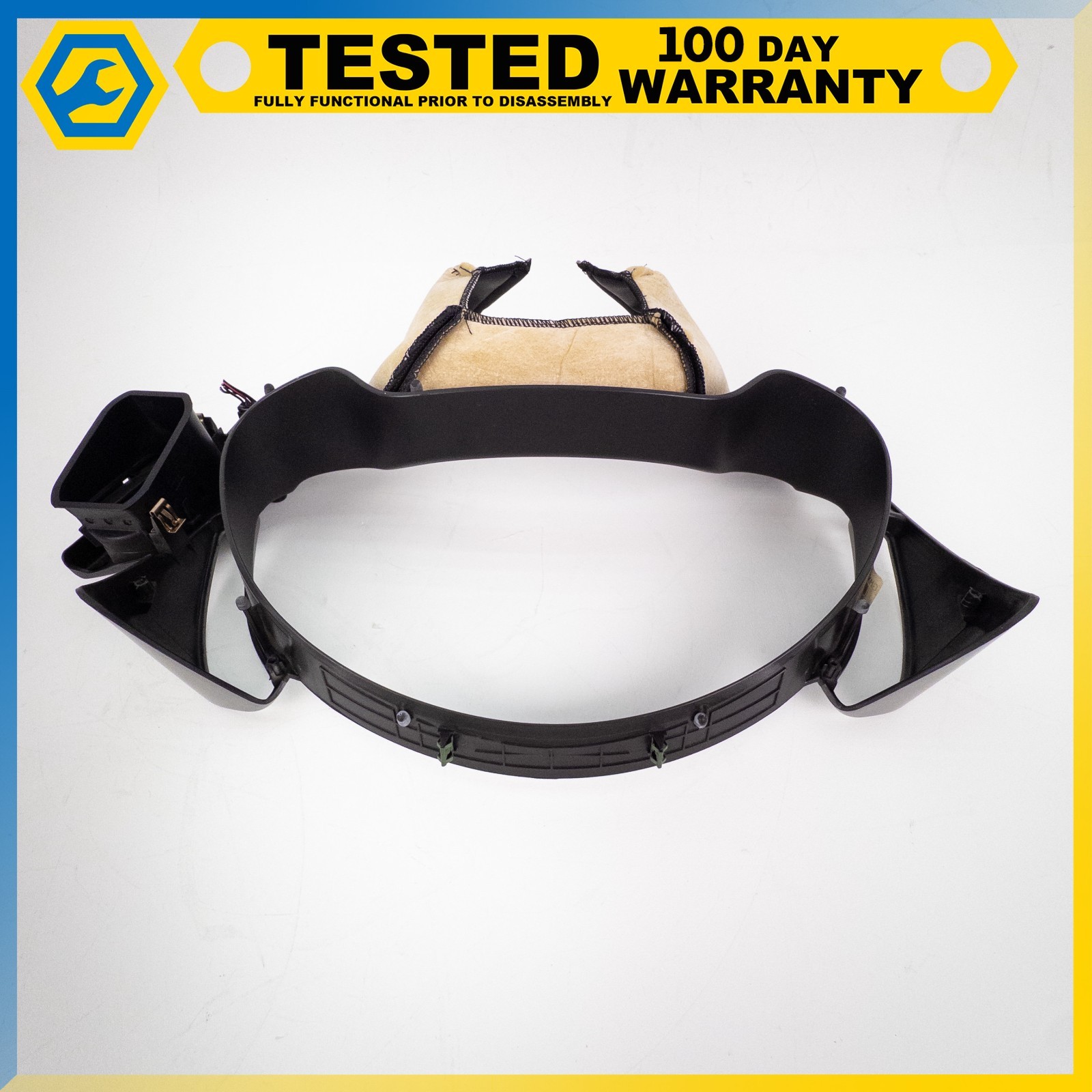 05-13 CHEVROLET CORVETTE C6 INSTRUMENT CLUSTER TRIM PLATE ASSEMBLY BLACK OEM
