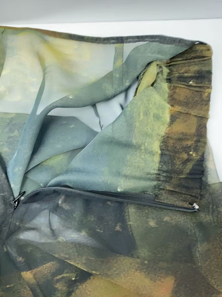 AMERI Long Skirt M Polyester Allover Pattern 0131… - image 3