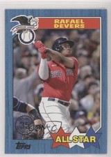 2022 Series 2 1987 Topps All-Star Baseball Blue Rafael Devers #87AS-45 4z8