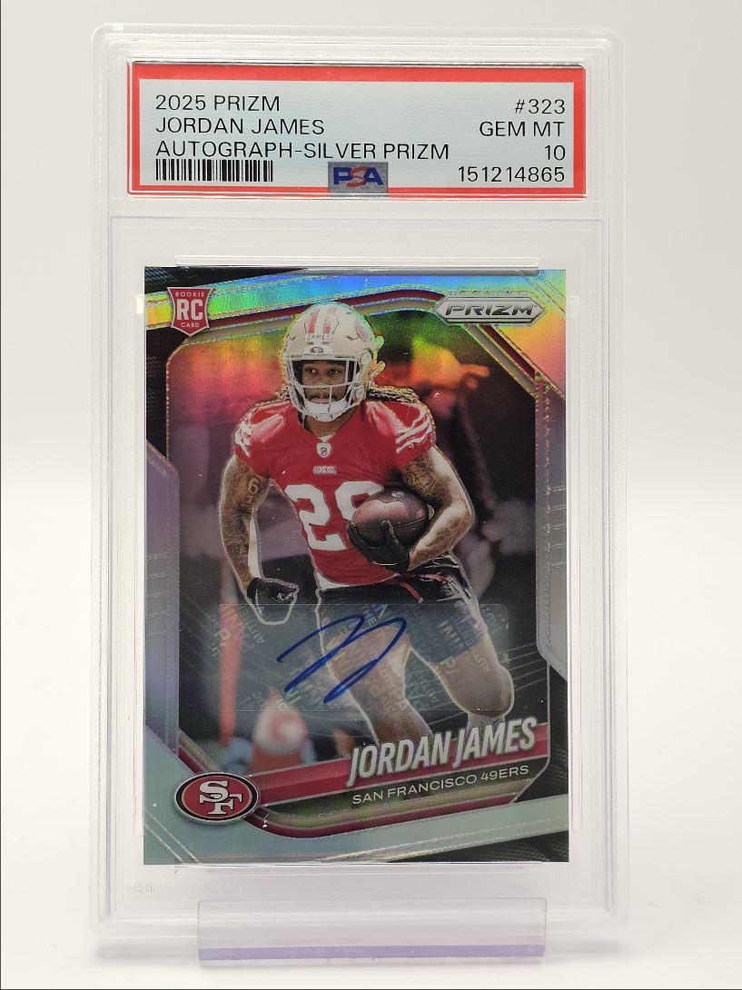 Jordan James Panini Prizm #323 Autograph-Silver Prizm