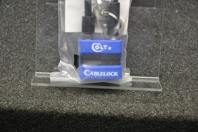 Colt Factory Original Trigger Lock Lite Blue NEW 1990's