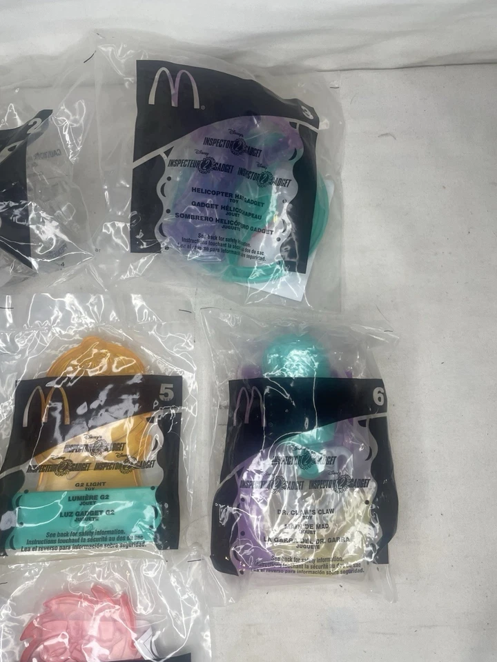 Inspector Gadget 2 McDonald’s Toys 2002, 2003 Full Set Of 9 - Image 4 of 4