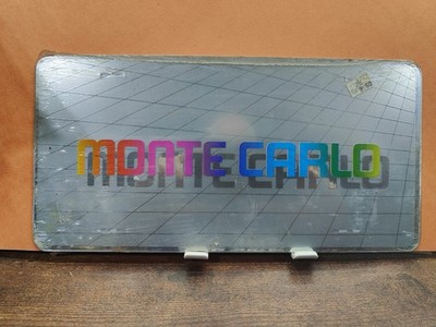 License Plate Tag CHROMA GRAPHICS 1980s 1990s Rad Grid Retro Splash Monte Carlo