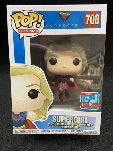 Funko Pop! DC Supergirl  #708 2018 Fall Convention Exclusive W/Protector