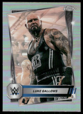 2025 Topps Chrome WWE Refractor #155 Luke Gallows wrestling card