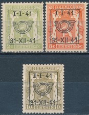 Zgrill89 Belgium 1941 Precancel Stamps Coat of arms VF Mint Hinged 