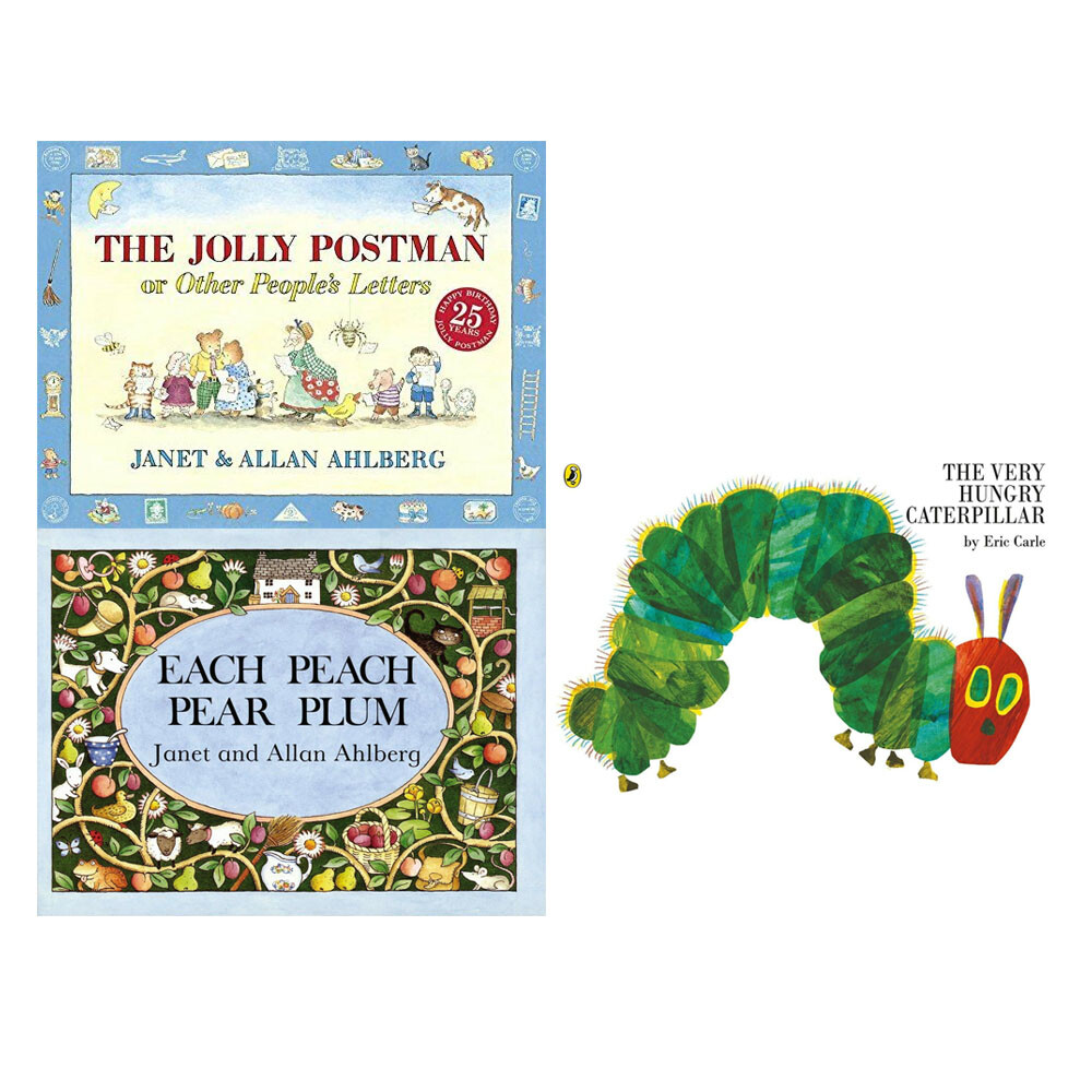 The Jolly,Each Peach,Very Hungry 3 Books Collection Set Geography & Cultures NEW