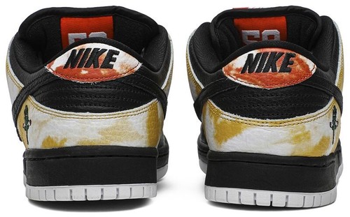 Nike SB Dunk Low Pro QS 'Tie-Dye Raygun - Black' BQ6832-001 Men's Size 13 NEW - Picture 4 of 9