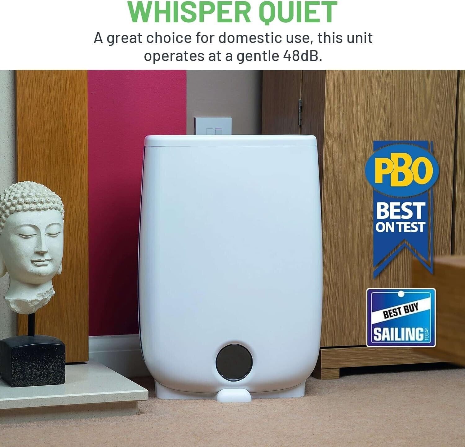 Meaco Portable Dehumidifier DD8L Junior Compact Desiccant Dehumidifier