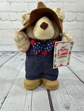 Dudley Furskin Furskins Bear Wendy's Promo 7" Plush Toy w/tag Vintage 1986