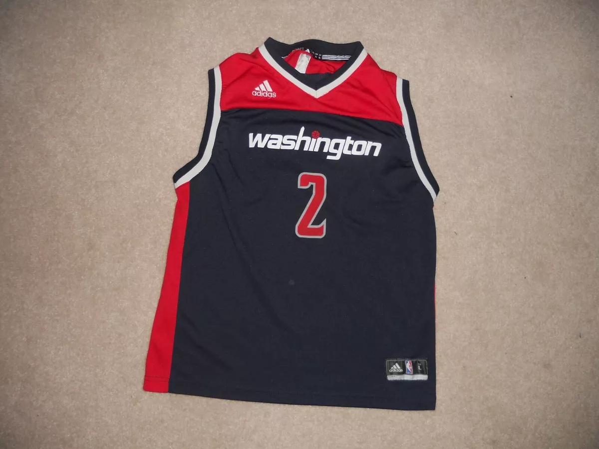 JOHN WALL Basketball JERSEY WASHINGTON WIZARDS Adidas Youth Size L