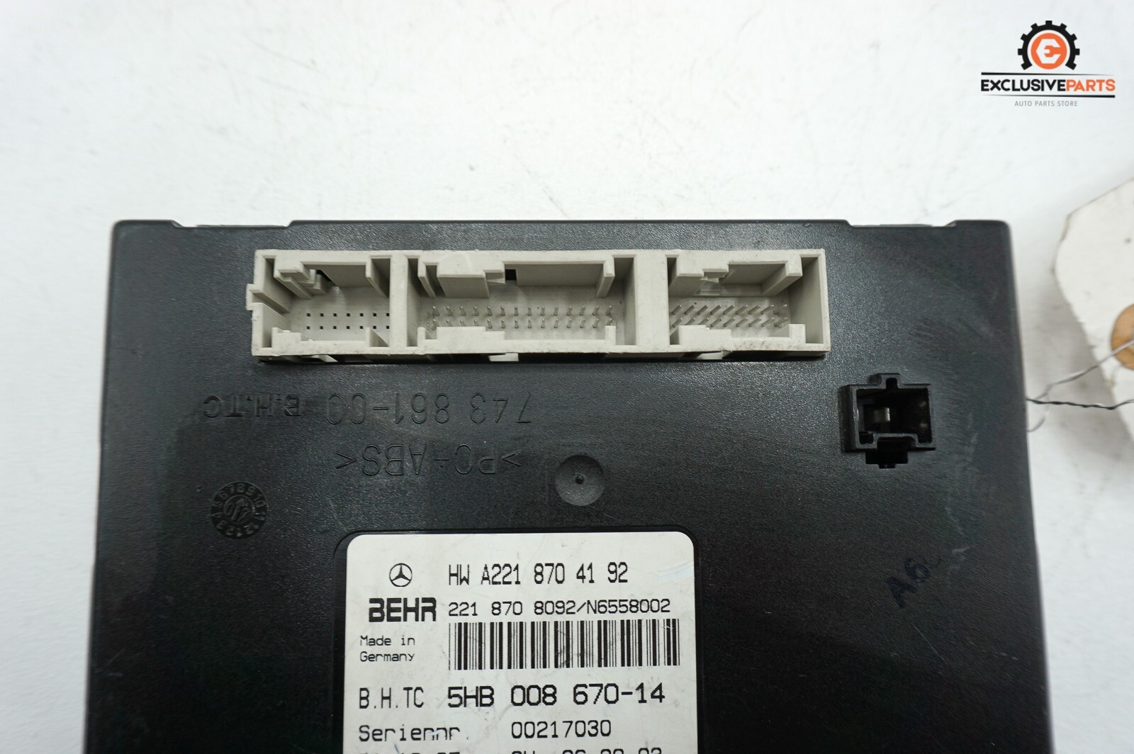 MERCEDES 221 S550 Climate Control Module AC Heater 2218704192 for 