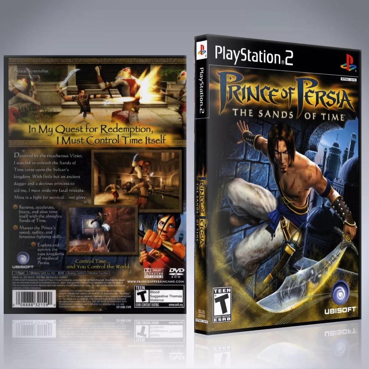 PS2 - NO GAME - Prince Of Persia The Sands Of Time