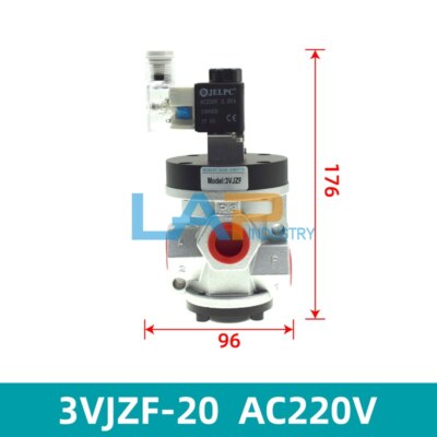 1PCS Two-position three-way solenoid valve 3VJZF-20【AC220V】