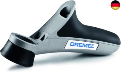 Dremel 577 Präzisionshandgriff mit Softgrip, Zubehör Set mit 1 Aufsätze, 1 Sp
