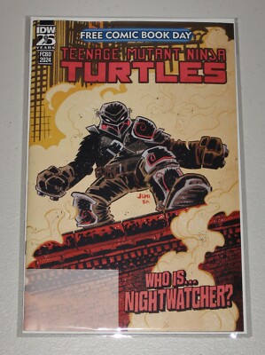 TMNT 2024 FCBD Unstamped & Near Mint! Mylar Bag + Board! 8 pix SUPER Packaging!