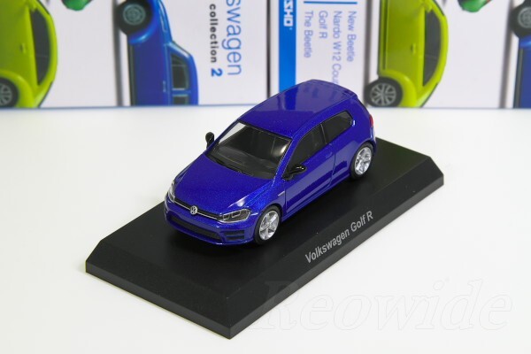 ミニカー Volkswagen MiniCar Collection 1:64 Kyosho 1/64 Volkswagen Golf R blue Volkswagen Minicar