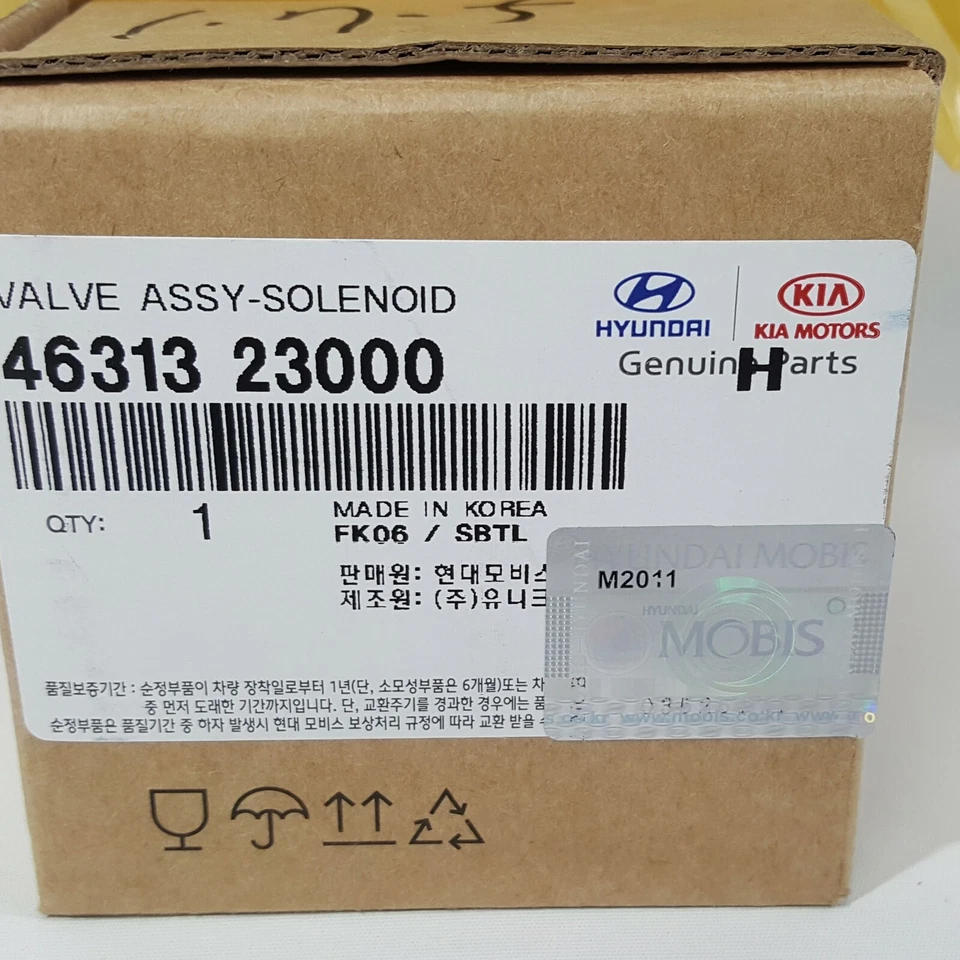 Solenoide de válvula de transmisión automática genuino OEM 4631323000 para Hyundai Accent 2005-2010 Foto 2 de 4