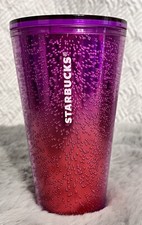 Starbucks été 2021 violet rouge ombre bulles 16 oz tasse froide grande sans paille