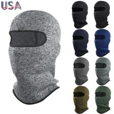 Winter Fleece Warm Balaclava Hat Motorcycle Ski Neck Face Mask Hood Cap for Men