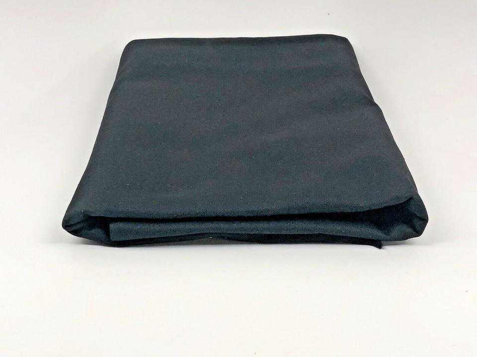 Flame Resistant Black Duvetyne Commando Cloth for Light Blockage (54