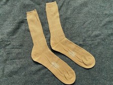 Original WW2/1950s issue British Army Khaki Woollen Socks - Various Sizes 9 - 13