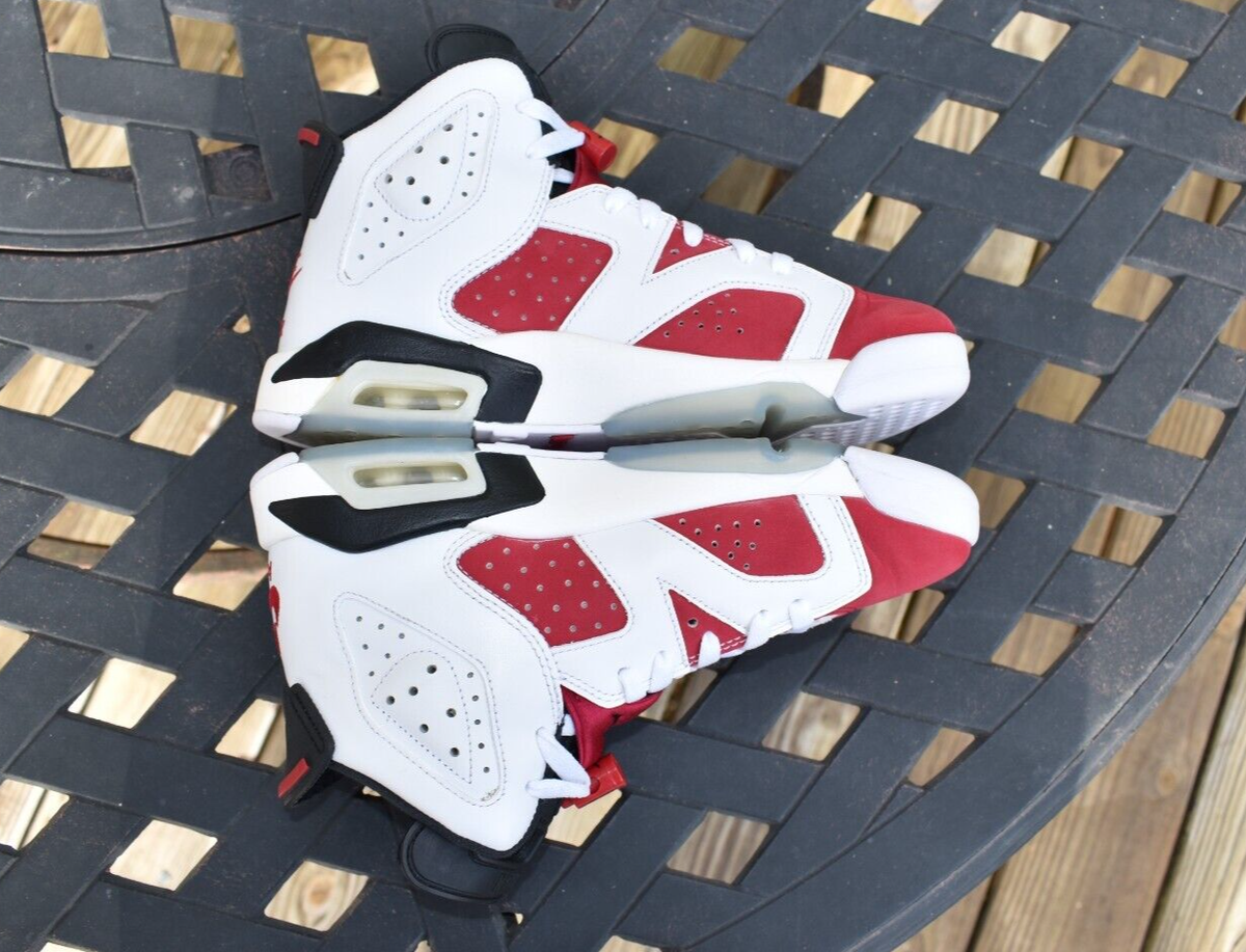Air Jordan 6 赤/白 シューズGS Nike Air Jordan 6 赤/白 シューズ - メルカリ