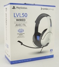 PDP Gaming LVL50 Wired Headset With Mic For Playstation PC iPad Mac New OVP