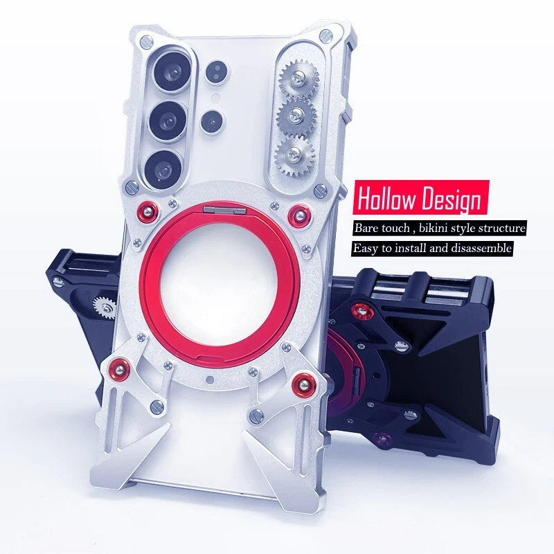 磁性金属无框防撞保护壳 适用于三星 S25 S24 S23 S22 S21 Ultra A73 M55s - 第 13 张/共 22 张