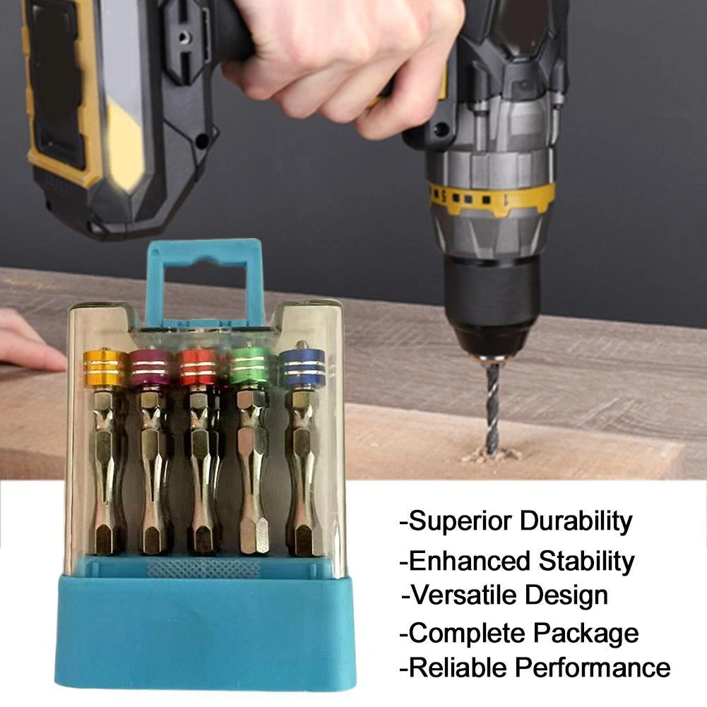 Magnetic Magnet Magnetic Screwdriver Hand Drill Bit Screw Cross Driver Head E3U1