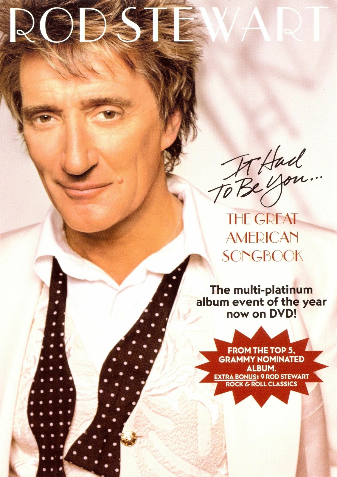 Rod Stewart: It Had to Be You - The Great American Songbook DVD ❤️ (2014) Rod