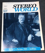 Stereo World Magazine 2000 V27N3 Cyberworld 3D Tele-Stereo Stereoviews Images