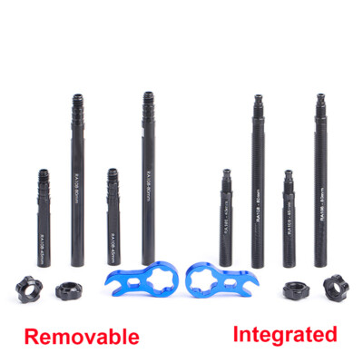 valve extender removable core