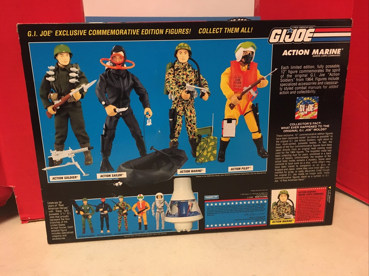 GI Joe Action Marine Commemorative Edition Blue Eyes Variant