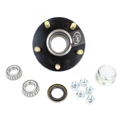 Southwest Wheel Trailer Wheel Hub Kit 5 on 4.5" for 2,000 lbs Axle - Picture 1 of 9