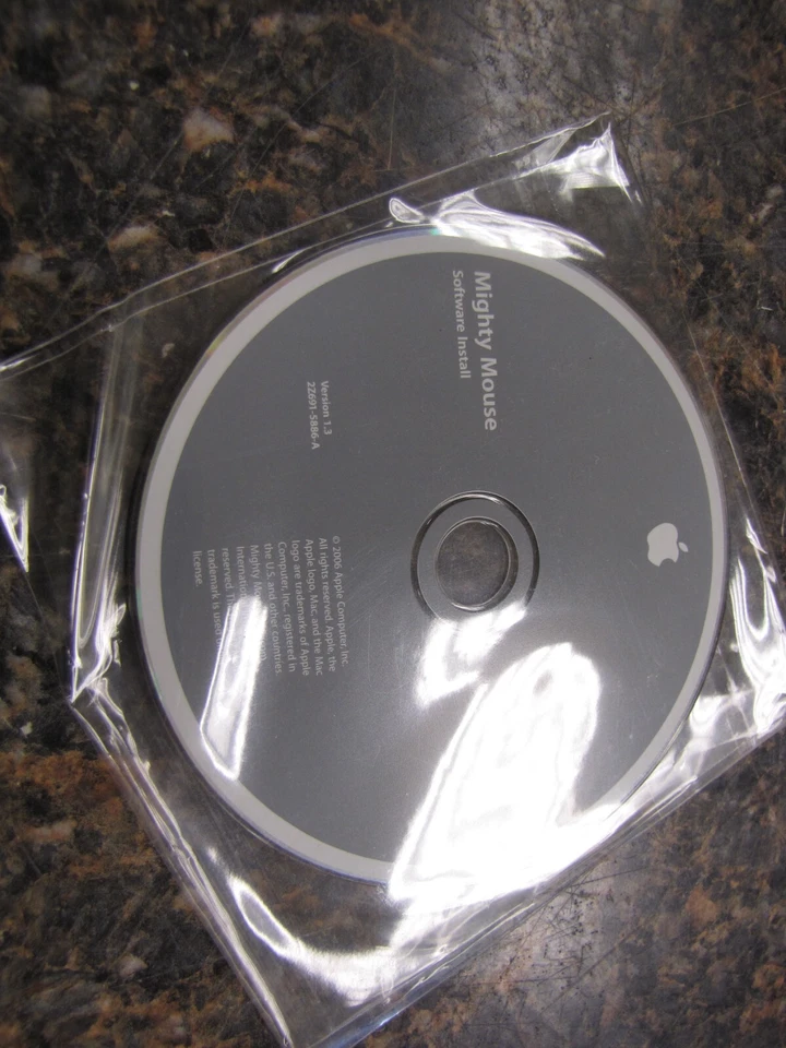 Apple Software CD - Mighty Mouse Software Install V 1.3 - New Sealed - Li20 - Image 2 of 4