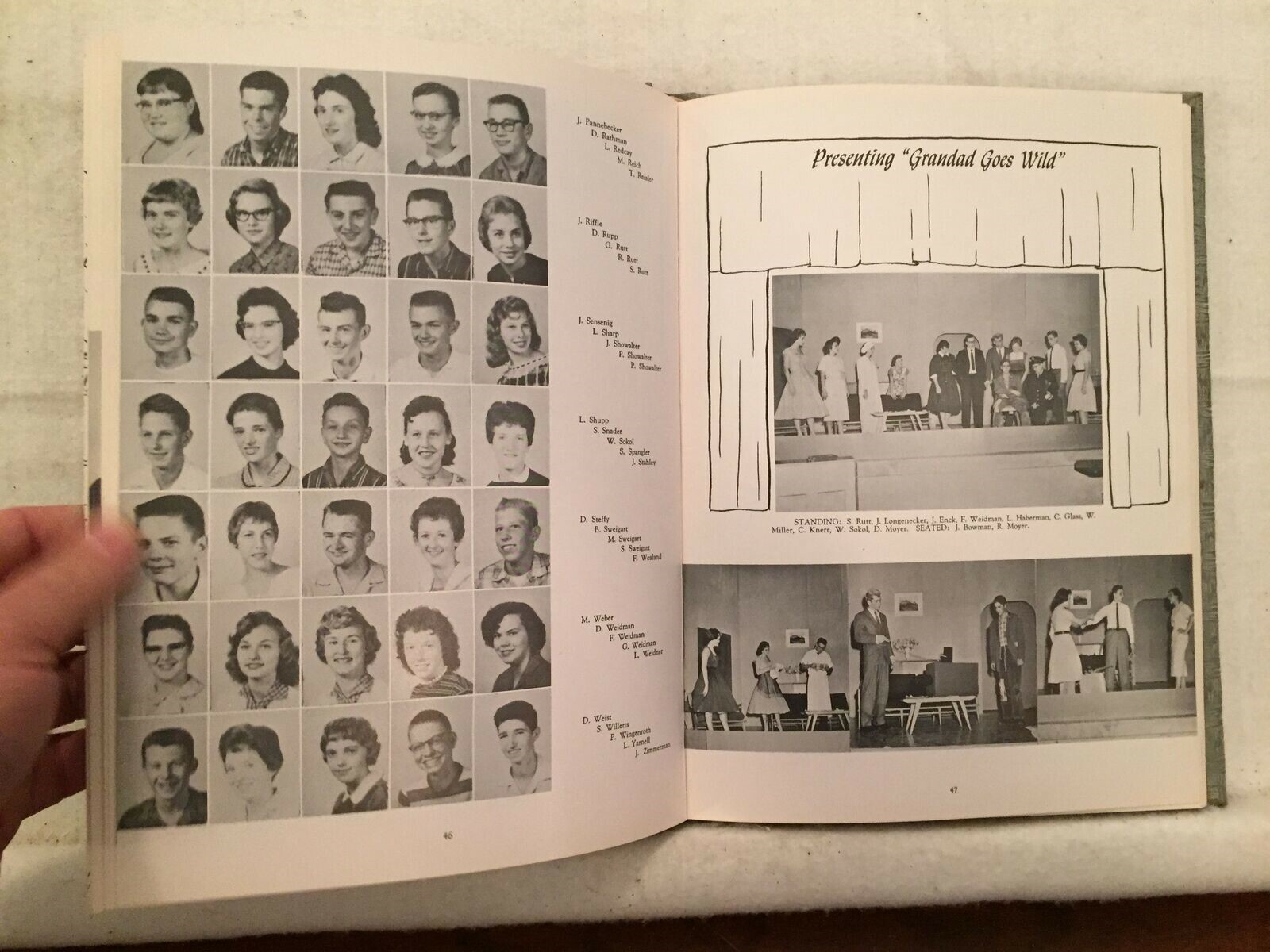 1959 Cocalico Union High School Yearbook Reamstown PA Pennsylvania