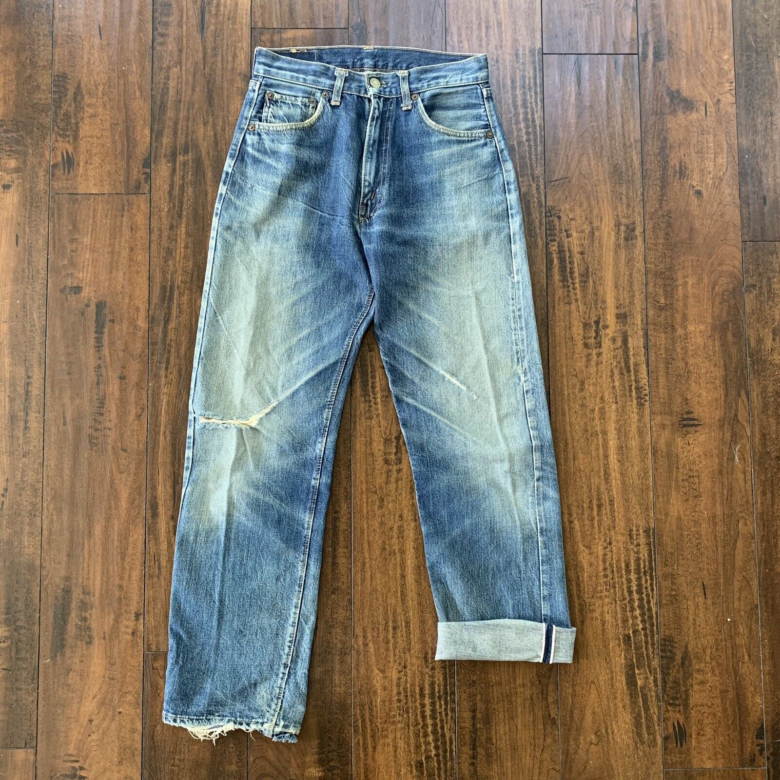 Vintage LEVIS 501 Z XX Jeans Big E Denim Redline Selvedge 60s 