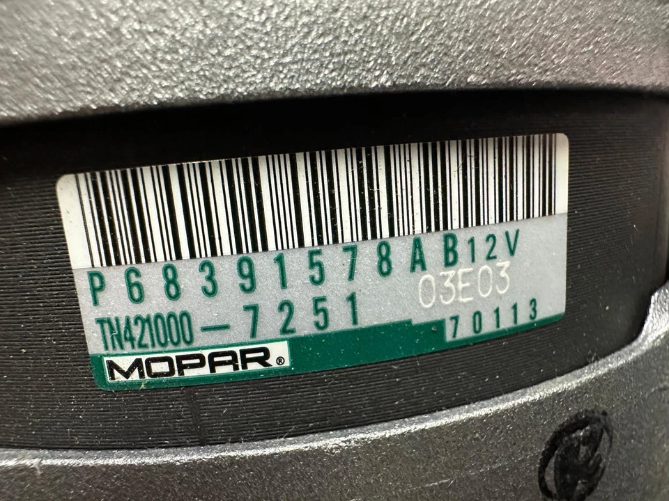 NUEVO GENERADOR ALTERNADOR OEM 2021-2024 JEEP GRAND CHEROKEE DURANGO 68391578AB Foto 4 de 4