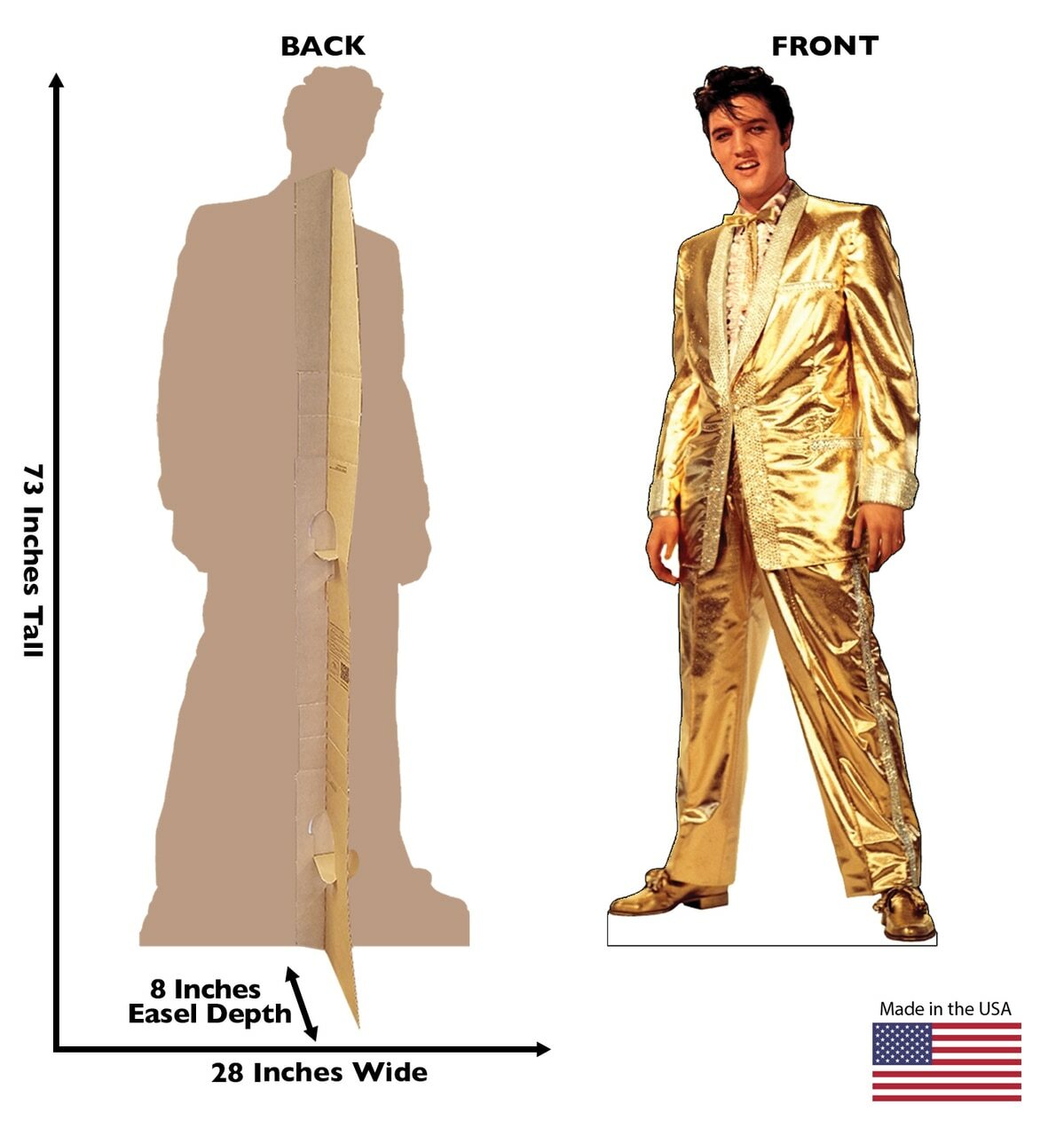 Advanced Graphics Elvis Presley Life Size Cardboard Cutout Standup eBay