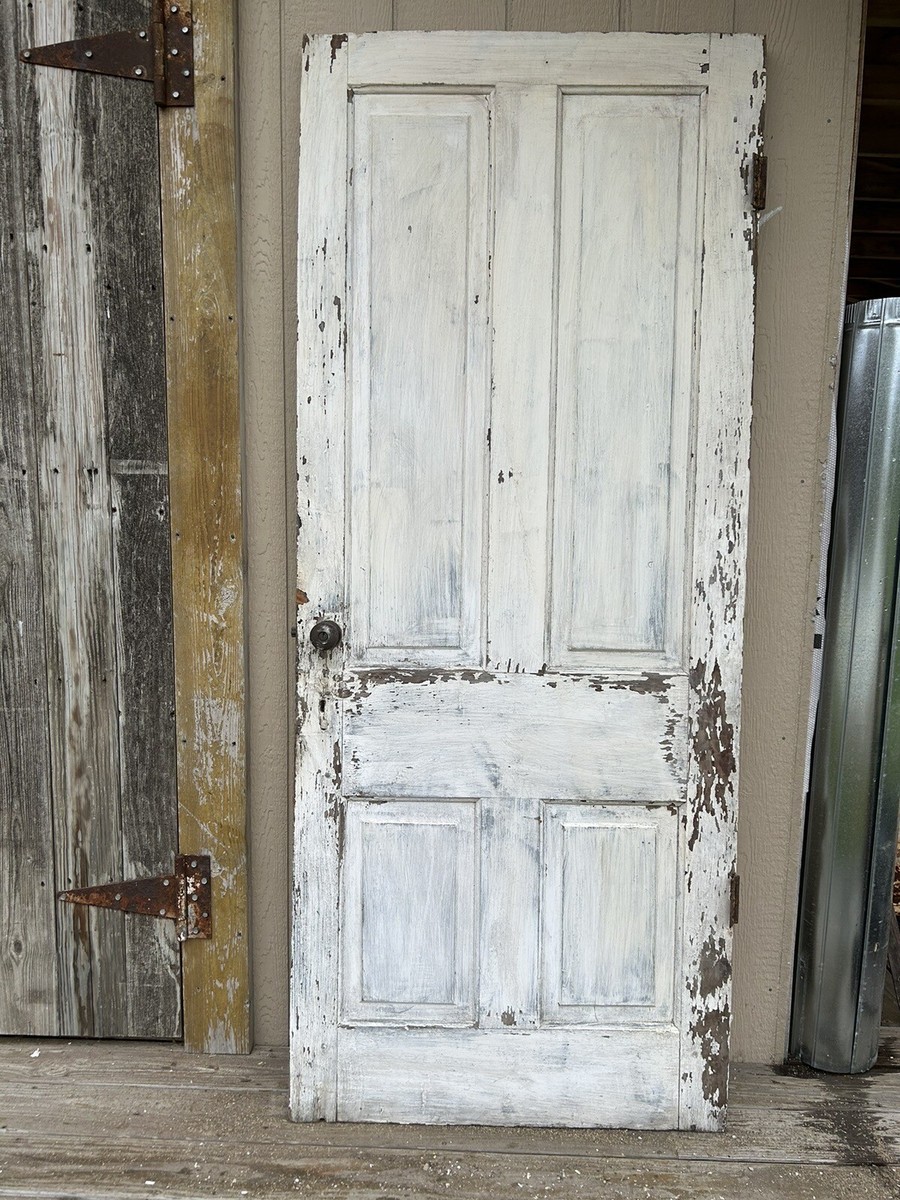 Antique Vintage Wood Door Solid | eBay